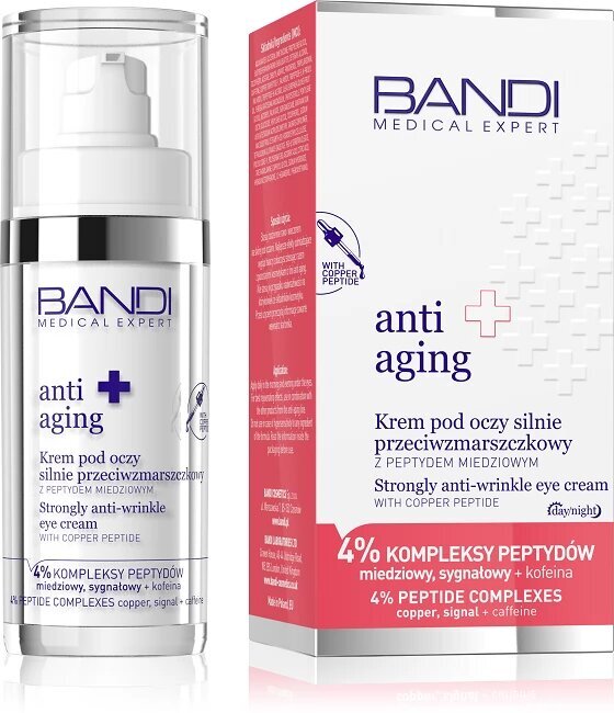 Bandi Medical Expert Krem pod Oczy Silnie Przeciwzmarszczkowy z Peptydem Miedziowym 30ml