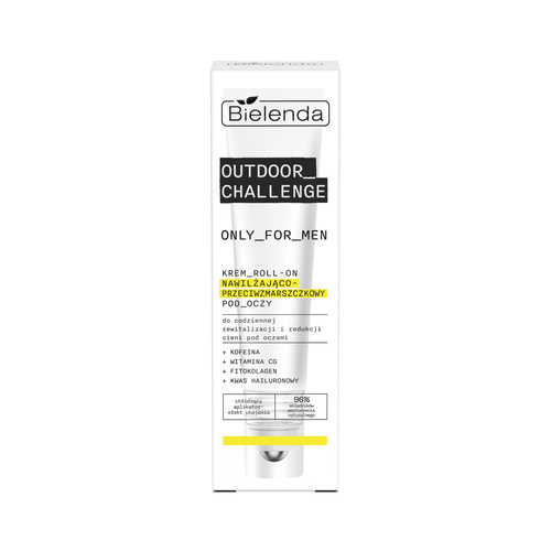 Bielenda Only for Men Outdoor Challenge Nawilżający Krem Przeciwzmarszczkowy Roll-On pod Oczy 15ml