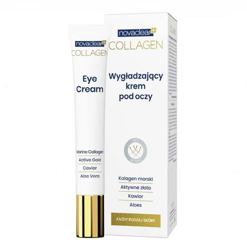 NovaClear Collagen Wygładzający Krem pod Oczy dla Skóry Pozbawionej Jędrności i Blasku 15ml