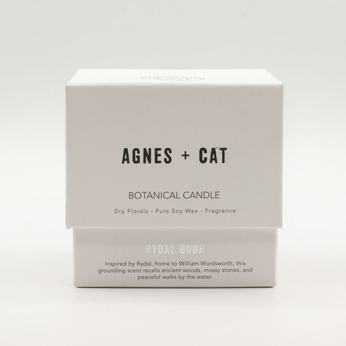 Agnes + Cat Botanical Soy Wax Candle - Rydal Oudh