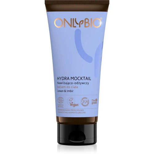 OnlyBio Hydra Mocktail Moisturizing and Nourishing Body Lotion with Levan and Ginger for Dry Dehydrated Skin 200ml