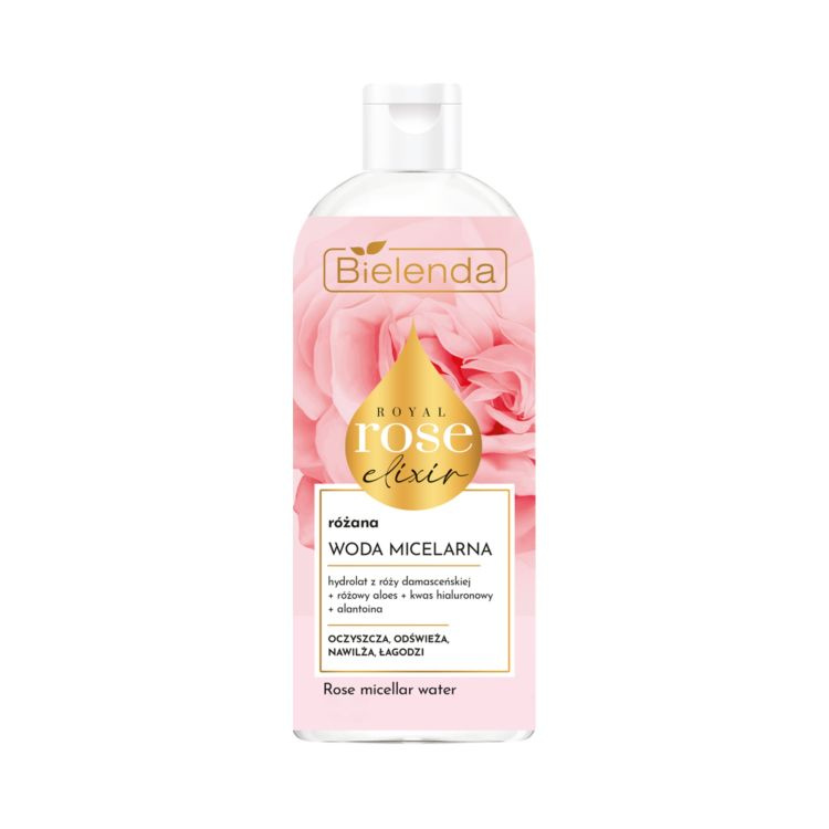 Bielenda Royal Rose Elixir Różana Woda Micelarna Oczyszczająco-Nawilżająca 400ml