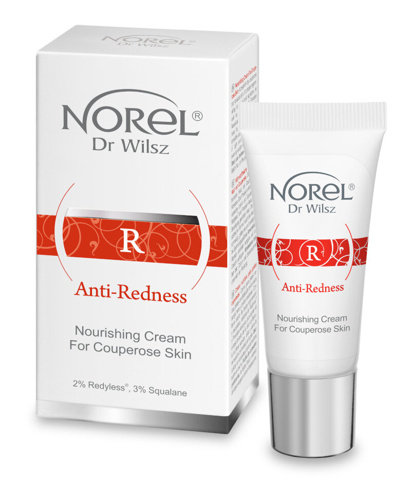 Norel Anti Redness Krem Odżywczy dla Cery Naczynkowej i Suchej 15ml