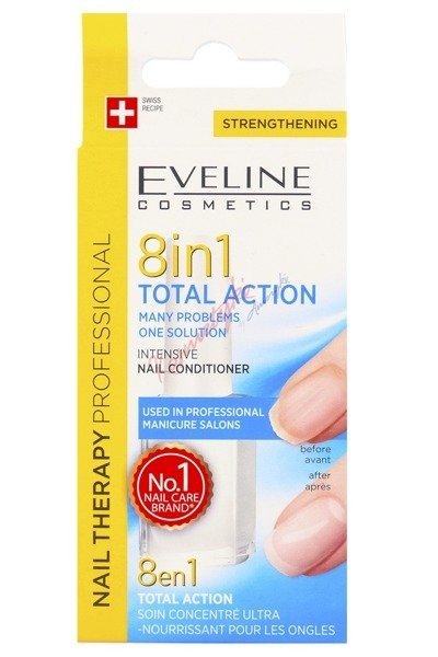 Eveline Nail Therapy 8in1 Regenerating and Rebuilding Nail Conditioner 12ml