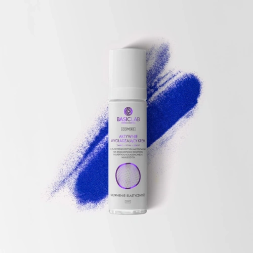 BasicLab Copperis Active Smoothing Face Cream For Face Neck and Decollete 50ml