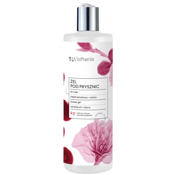 Vis Plantis Shower Gel Camellia Oil and Cherry 400 ml