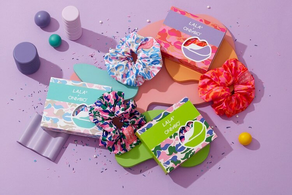 OnlyBio X Plny Lala Gumka do Włosów XL Meadow 1 Sztuka