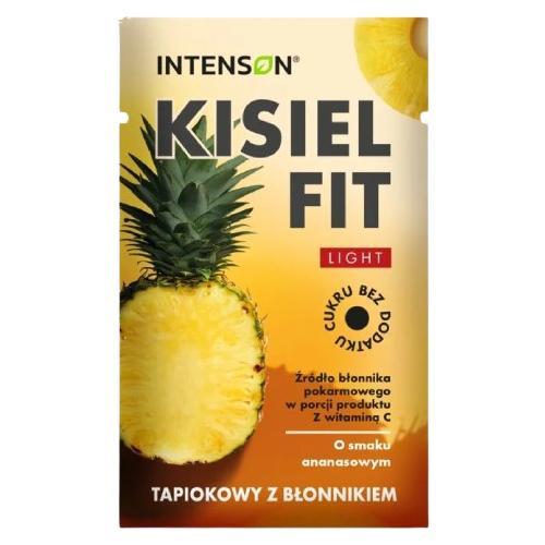 Intenson Light Kisiel Fit z Tapioki o Smaku Ananasowym bez Dodatku Cukru 20g Best Before 04.01.26