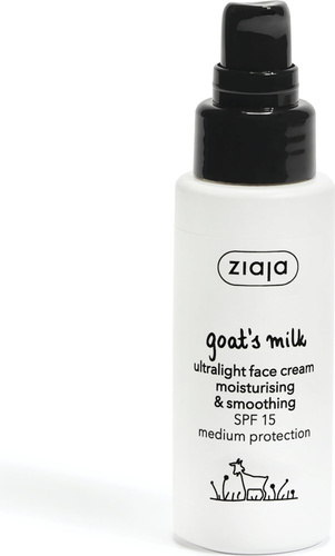 Ziaja Kozie Mleko Ultralekki Krem Anti-age Nawilżająco-Energetyzujący SPF15 50ml