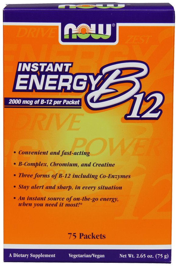 Now Foods Vitamin B-12 Instant Energy 75 Saszetek
