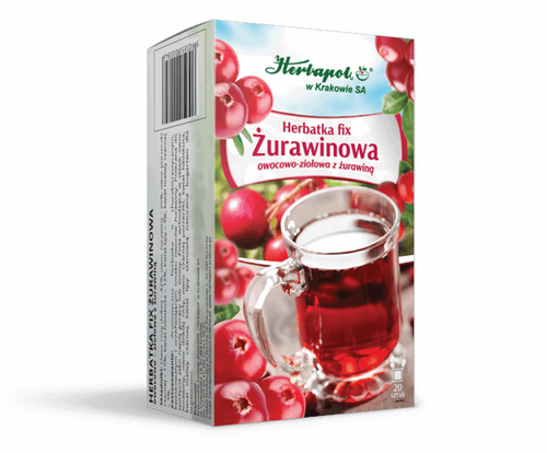 Herbapol Owocowo-Ziołowa Herbatka FIx z Żurawiną 20x3g Best Before 30.11.26