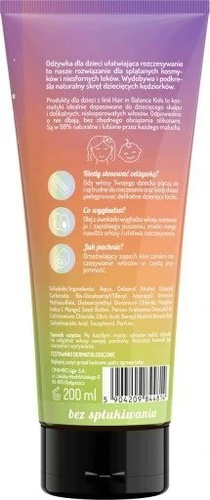 OnlyBIo Hair in Balance Kids Leave-in Conditioner Facilitating Hair Combing 200ml