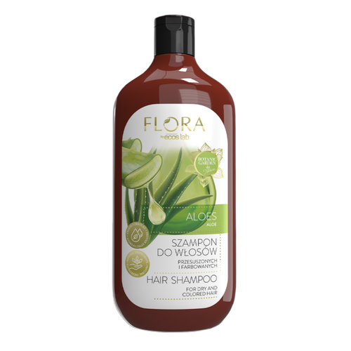 Flora by EcosLab Aloe Shampoo for Dry and Dyed Hair 500ml