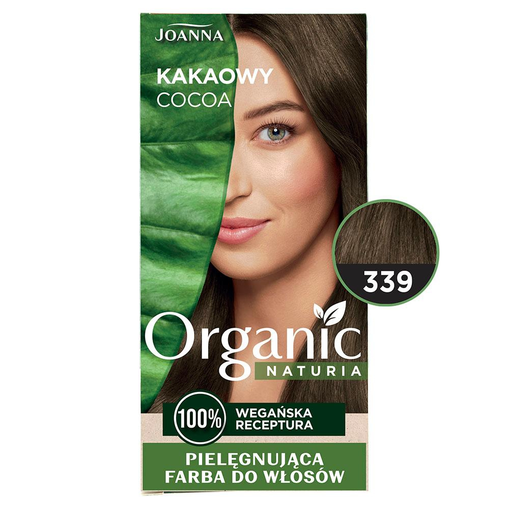 Joanna Organic Vegan Pielęgnująca Farba do Włosów Kakaowy 339 1 szt.