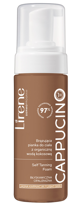 Lirene Perfect Tan Moisturizing Tanning Foam Capuccino 150ml