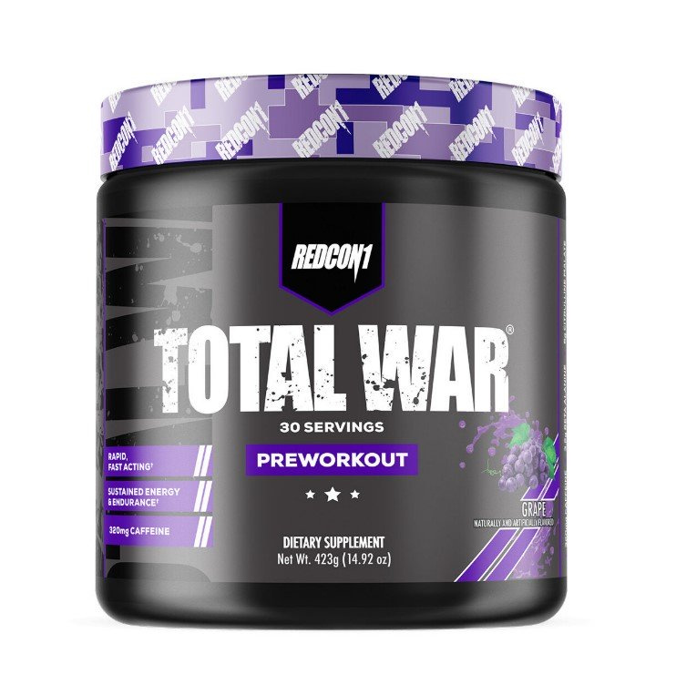 Redcon1 Total War - Preworkout, Grape - 423g