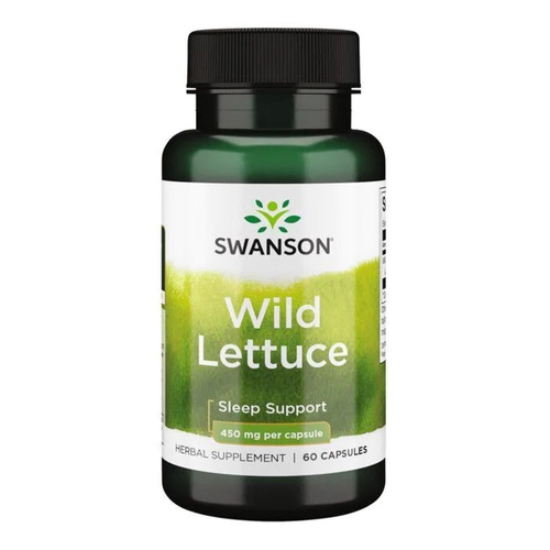 Swanson Dzika Sałata 450mg na Wsparcie Snu i Relaksu 60 Kapsułek