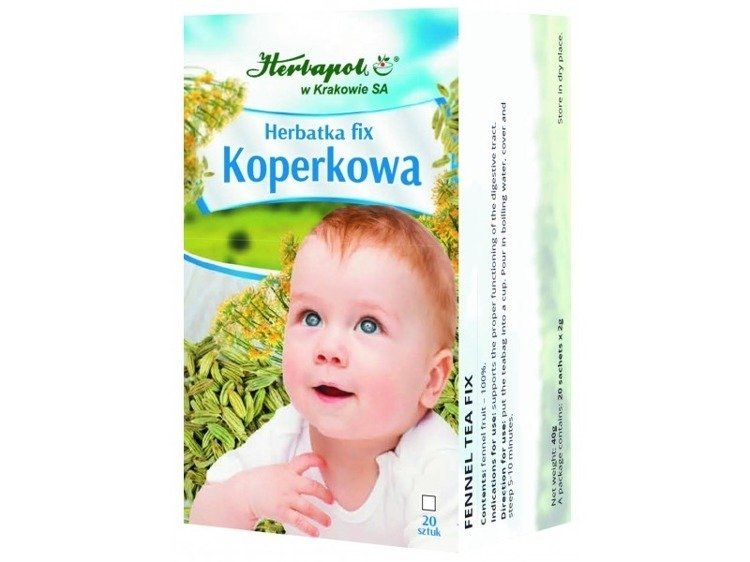 Herbapol Dill Tea Fix for Children and Babies 20 Pieces