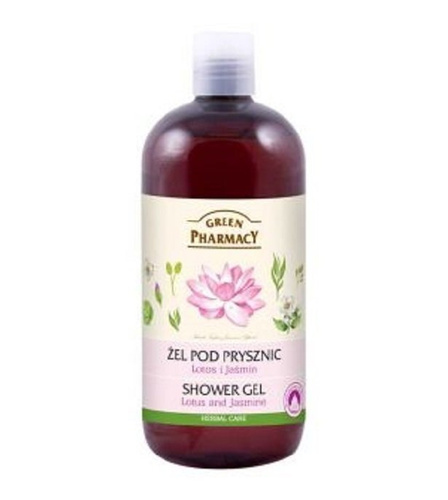 Green Pharmacy Naturalny Żel pod Prysznic z Lotosem i Jaśminem 500ml