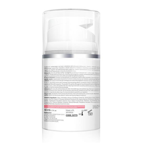 Apis Apiderm Krem Odbudowująco-Odżywczy SPF10 dla Suchej Skóry 50ml