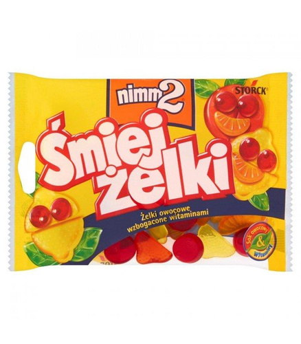 Nimm2 Śmiejżelki Fruit Jelly Gummies Enriched with Vitamins 180g