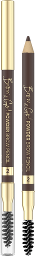 Eveline Cosmetics Brow&Go Powder Precision Eyebrow Pencil No. 2 Medium Brown