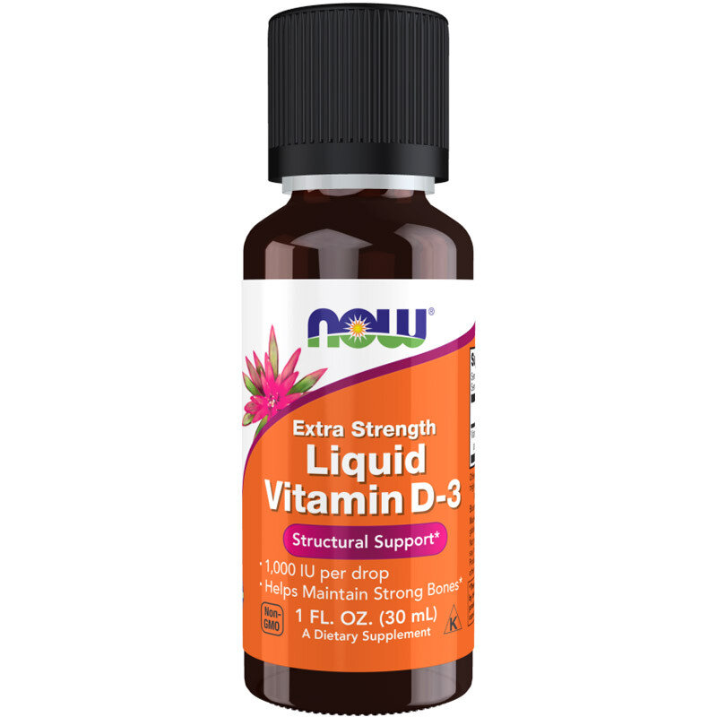 Now Foods Extra Strength Vitamin D-3 Liquid 1000 IU 30ml