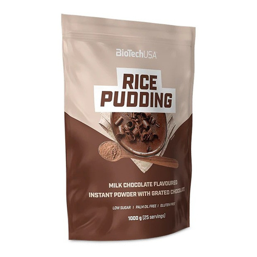 BioTechUSA Rice Pudding Pudding ryżowy, Czekolada mleczna 1000g