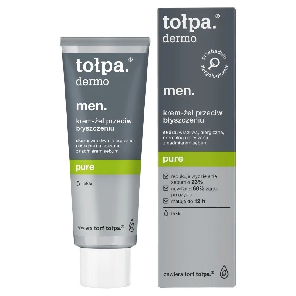 Tolpa Dermo Men Pure Mattifying Cream-Gel for Blackheads 40ml