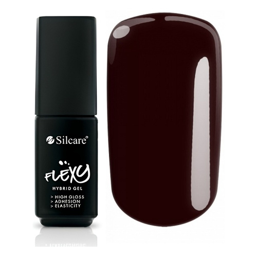 Silcare Flexy lakier hybrydowy UV/LED 145 Blackcurrant 4.5g