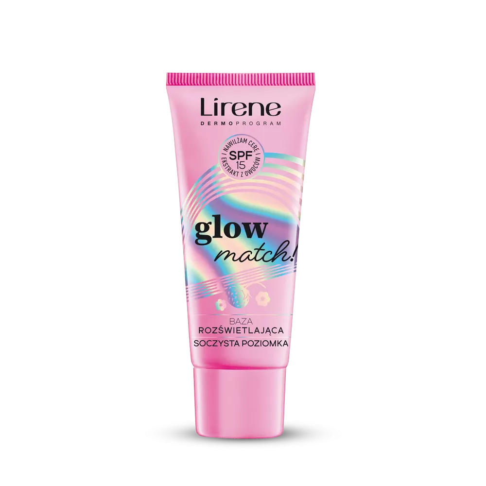 Lirene Glow Match! Illuminating Base with SPF15 Juicy Strawberry 30ml