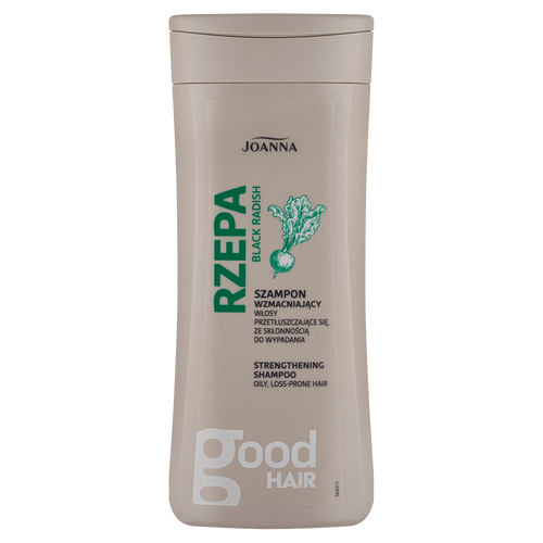Joanna Black Radish Strengthening Shampoo for Greasy and Falling Out Hair 400ml