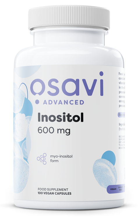 Osavi Inositol 600mg Supports Proper Energy Levels in the Body 100 Vegan Capsules