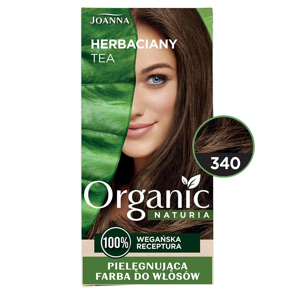 Joanna Organic Vegan Pielęgnująca Farba do Włosów Herbaciany 340 1 szt.