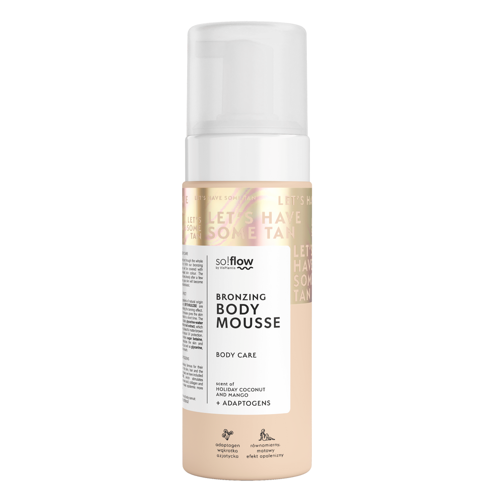 So!Flow Natural Bronzing Body Foam with Adaptogens 170ml Best Before 11.05.25