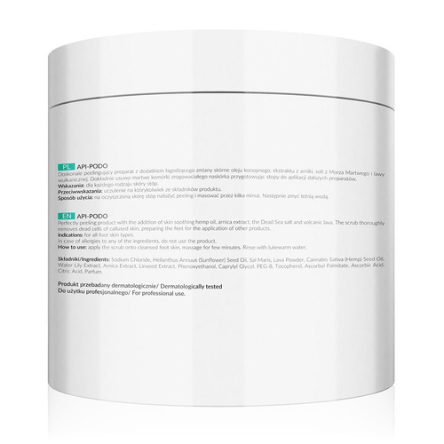 Apis Professional Api Podo Peeling do Stóp z Solą i Lawą 700g