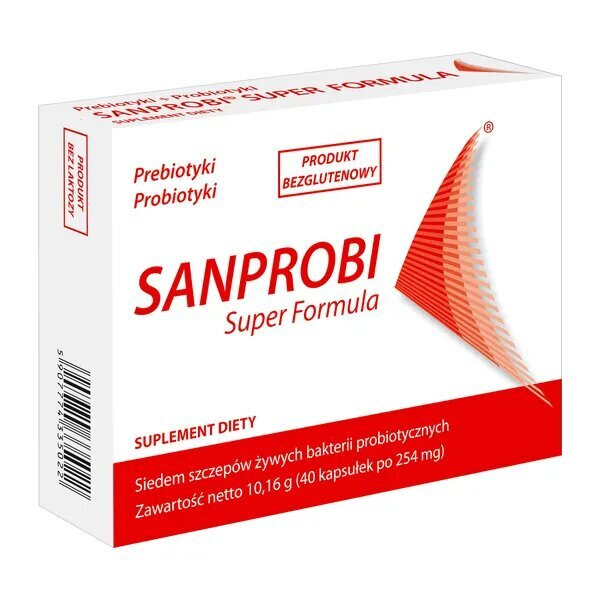 Sanprobi Super Formula for Intestinal Microflora Support 40 Capsules