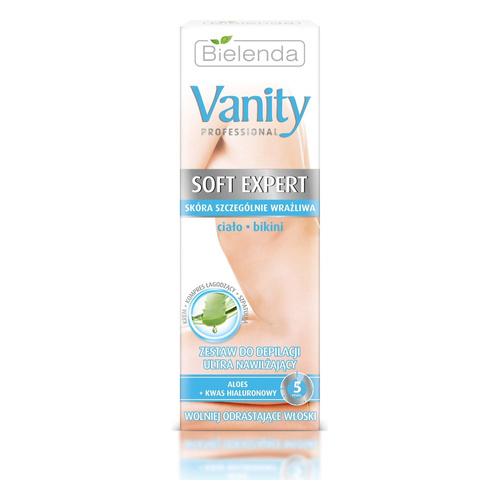 Bielenda Vanity Ultra Nawilżający Krem do Depilacji Ciała i Bikini do Skóry Wrażliwej 100ml