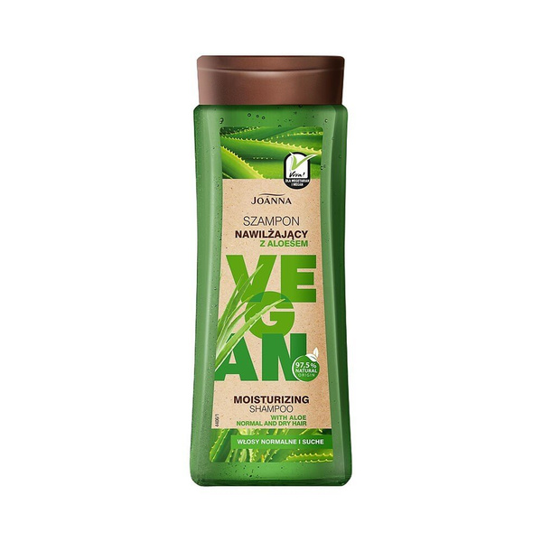 Joanna Natural Vegan Cleansing and Moisturizing Shampoo with Aloe Vera 300ml