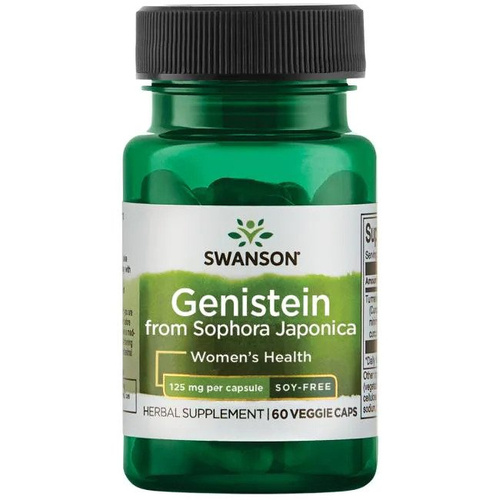 Swanson Genisteina z Perełkowca Japońskiego 125mg dla Kobiet 60 Kapsułek
