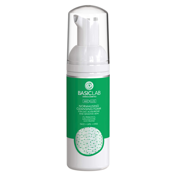 BasicLab Micellis Normalizing Cleansing Foam for Oily and Acne-Prone Skin 50ml