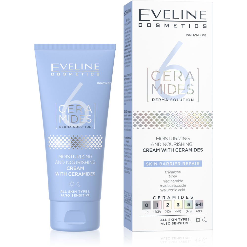 Eveline 6 Ceramides Moisturizing and Nourishing Ceramide Cream 50ml