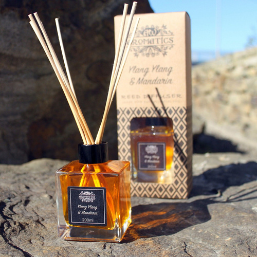 200ml Petitgrain & Rosewood Essential Oil Reed Diffuser
