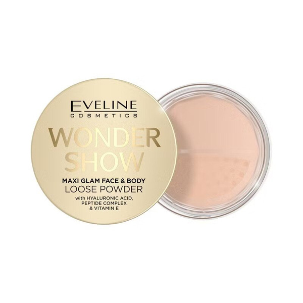 Eveline Wonder Match Illuminating Loose Powder for Face and Body Maxi Glam 6g