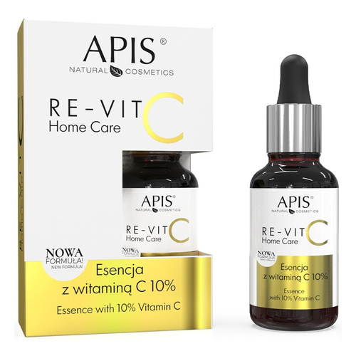 Apis Re-Vit C Home Care Esencja z 10% Witaminy C z Kwasem Hialuronowym 30ml