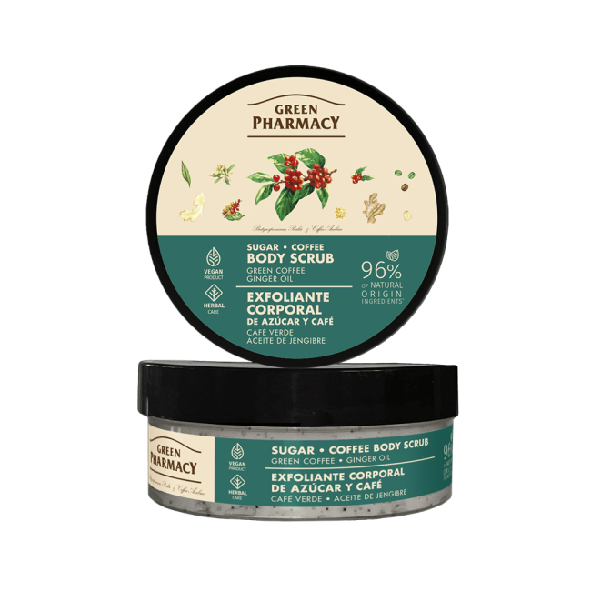 Green Pharmacy Smoothing Sugar-Coffee Body Scrub 200ml