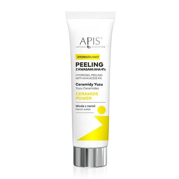 Apis Ceramide Power Hydrożelowy Peeling z Kwasami AHA 4% dla Skóry Suchej Szarej i Wrażliwej 100ml