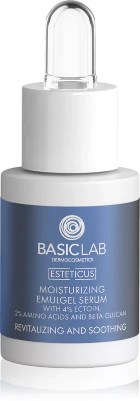 BasicLab Moisturizing Emu-Gel with 4% Ectoine and Amino Acids 15ml
