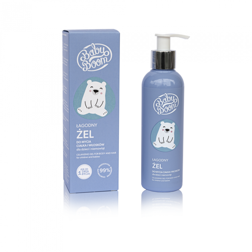 BabyBoom Gentle Cleansing Gel for Body and Hair for Children and Babies 200ml