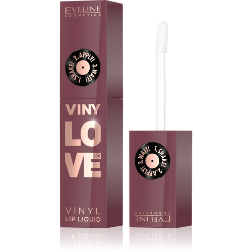 Eveline VinyLove Liquid Vinyl Lipstick with Gloss Effect No.08 Honey 4ml